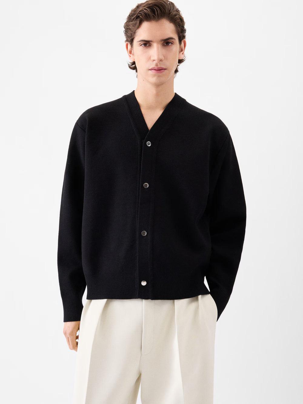 JACQUEMUS - The Doppio cardigan Noir