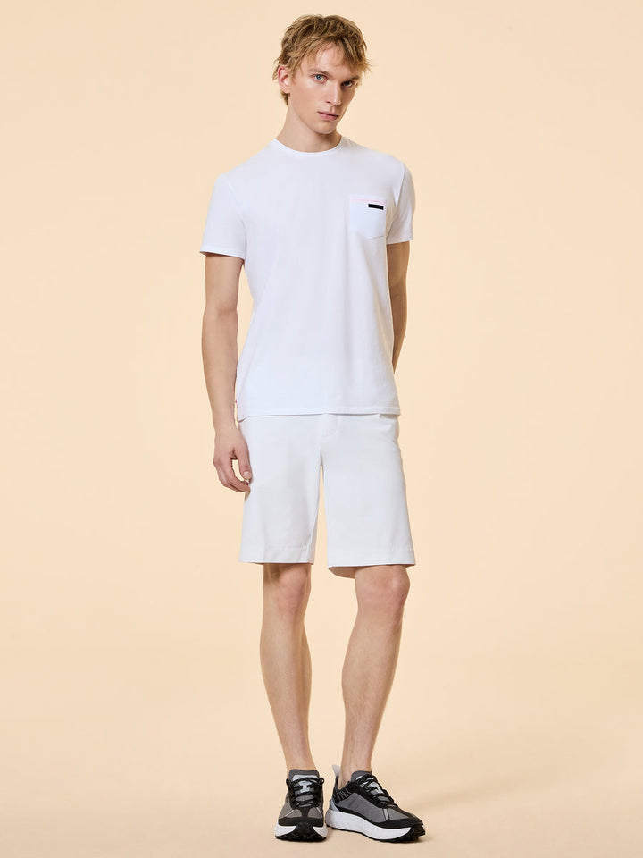 RRD - Short chino Surflex stretch Blanc
