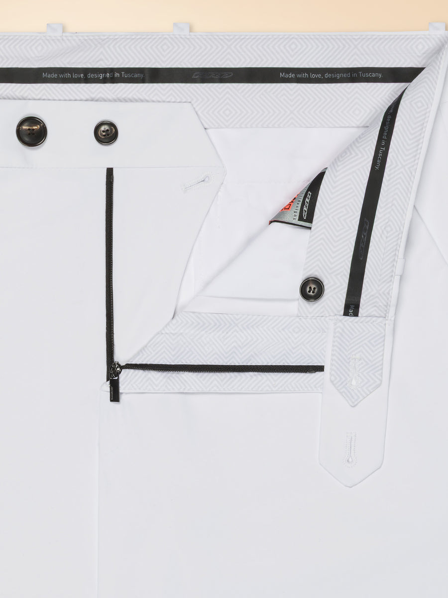 RRD - Short chino Surflex stretch Blanc