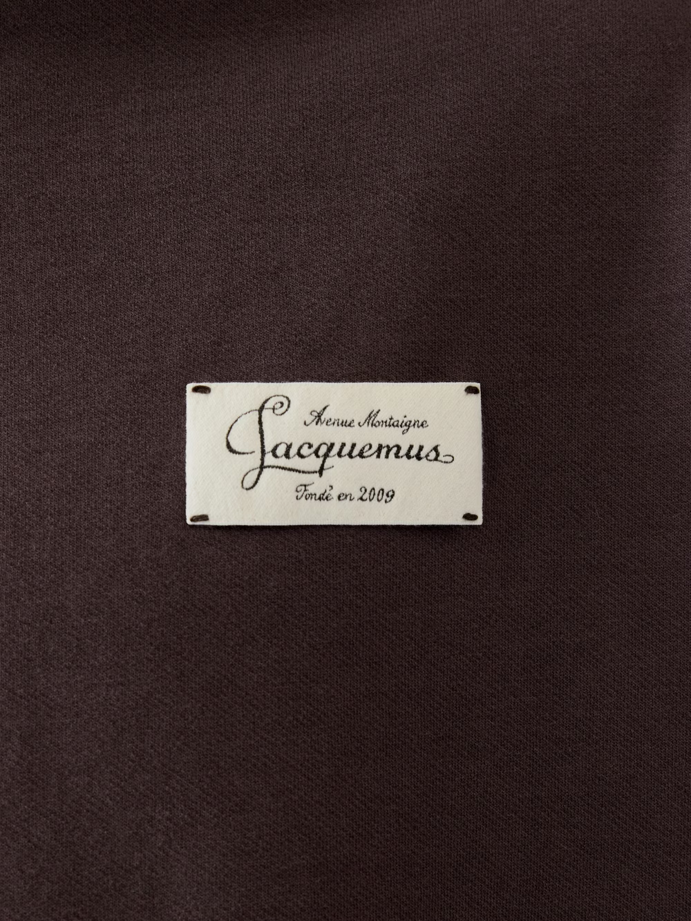 JACQUEMUS - T-shirt Le Corso manches courtes Marron foncé