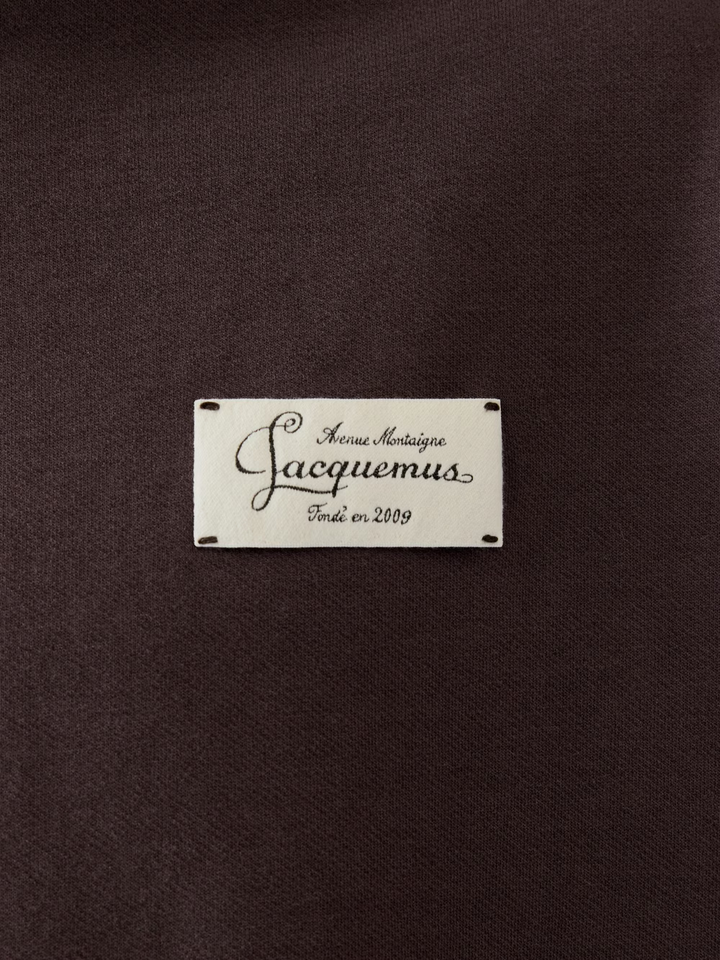 JACQUEMUS - T-shirt Le Corso manches courtes Marron foncé