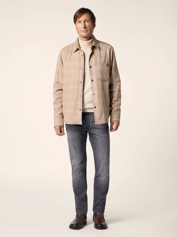 JACOB COHËN - Jean Bard Regular-Slim en denim stretch Noir délavé