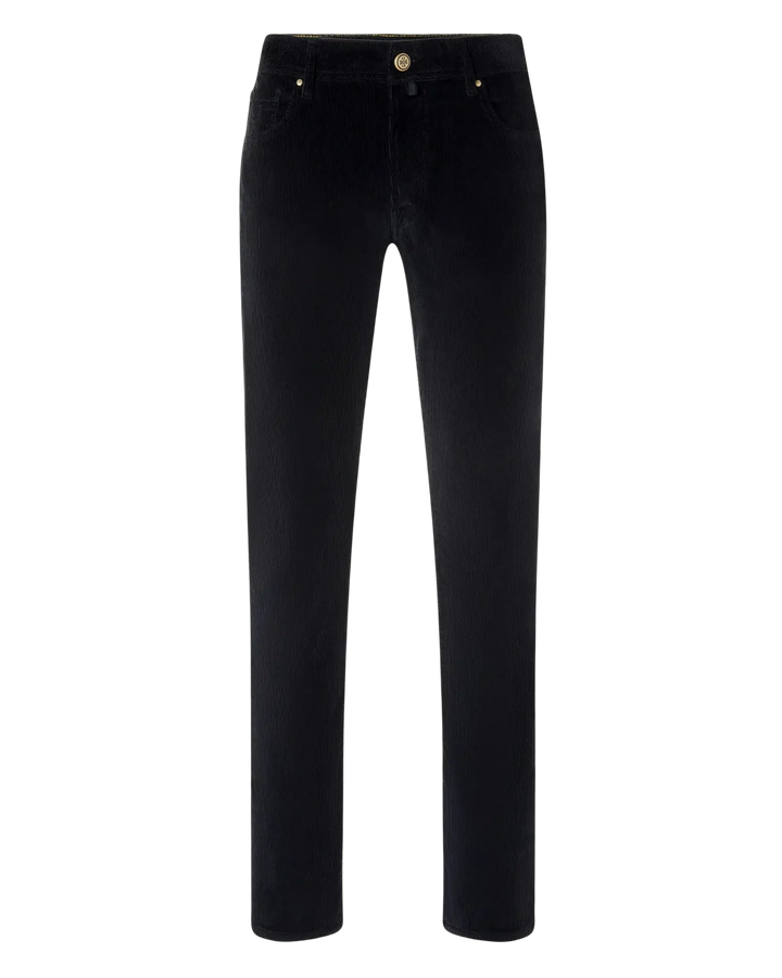 JACOB COHËN - Pantalon Bard Regular-Slim en velours côtelé Bleu marine