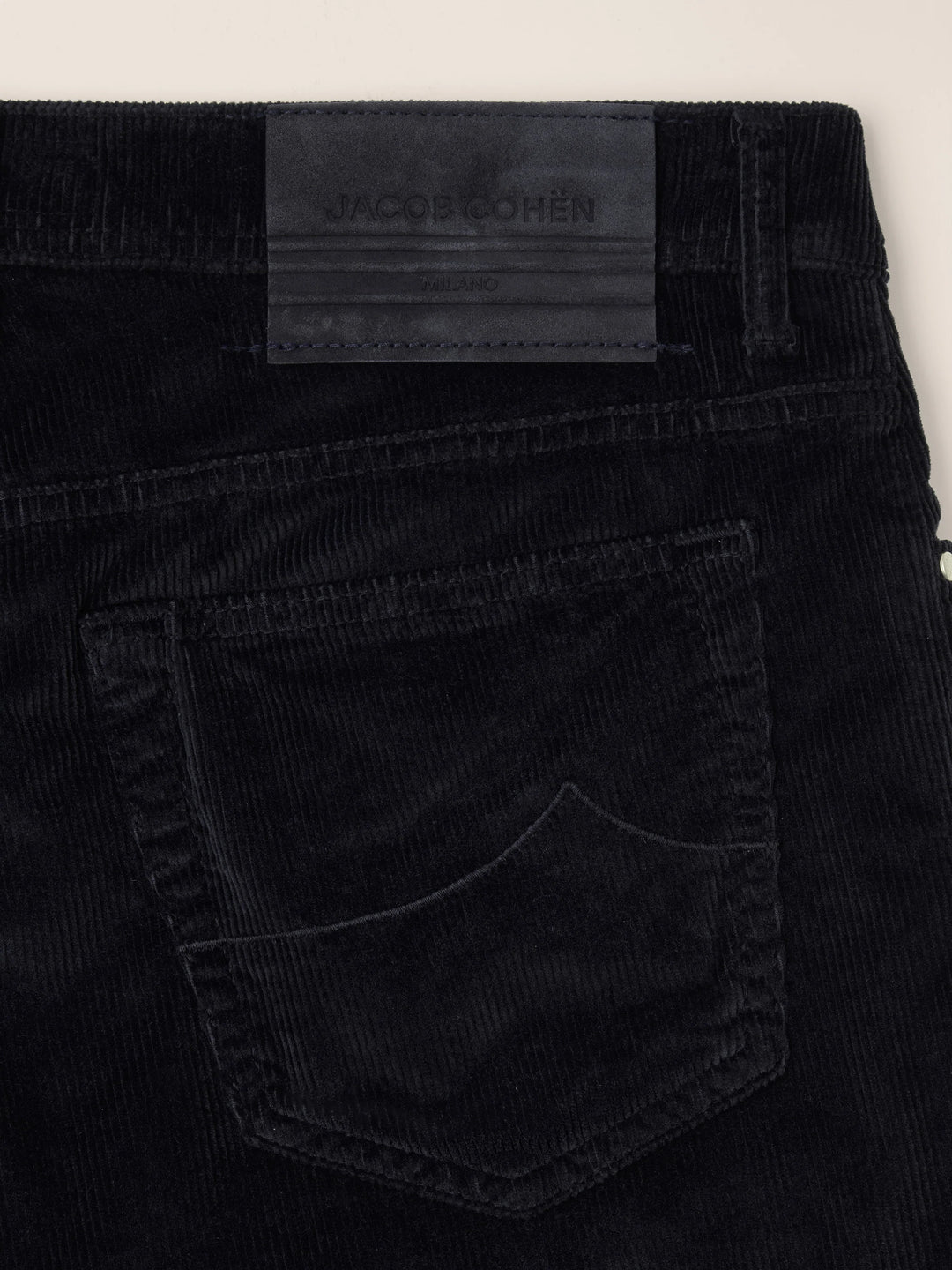 JACOB COHËN - Pantalon Bard Regular-Slim en velours côtelé Bleu marine