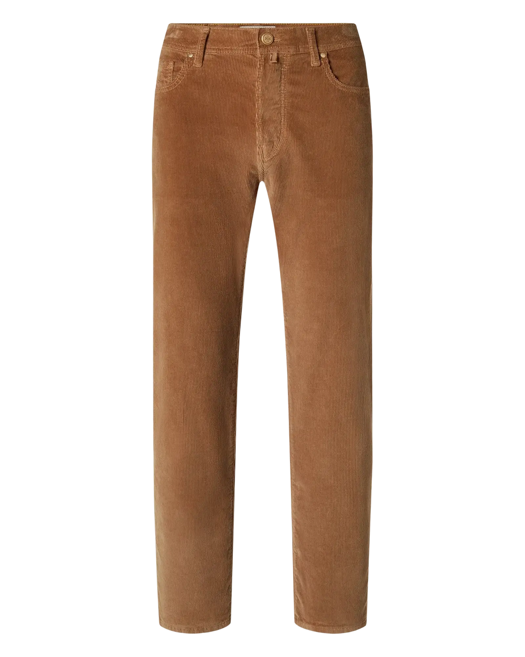JACOB COHËN - Pantalon Edo Regular-Straight en velours côtelé Marron caramel