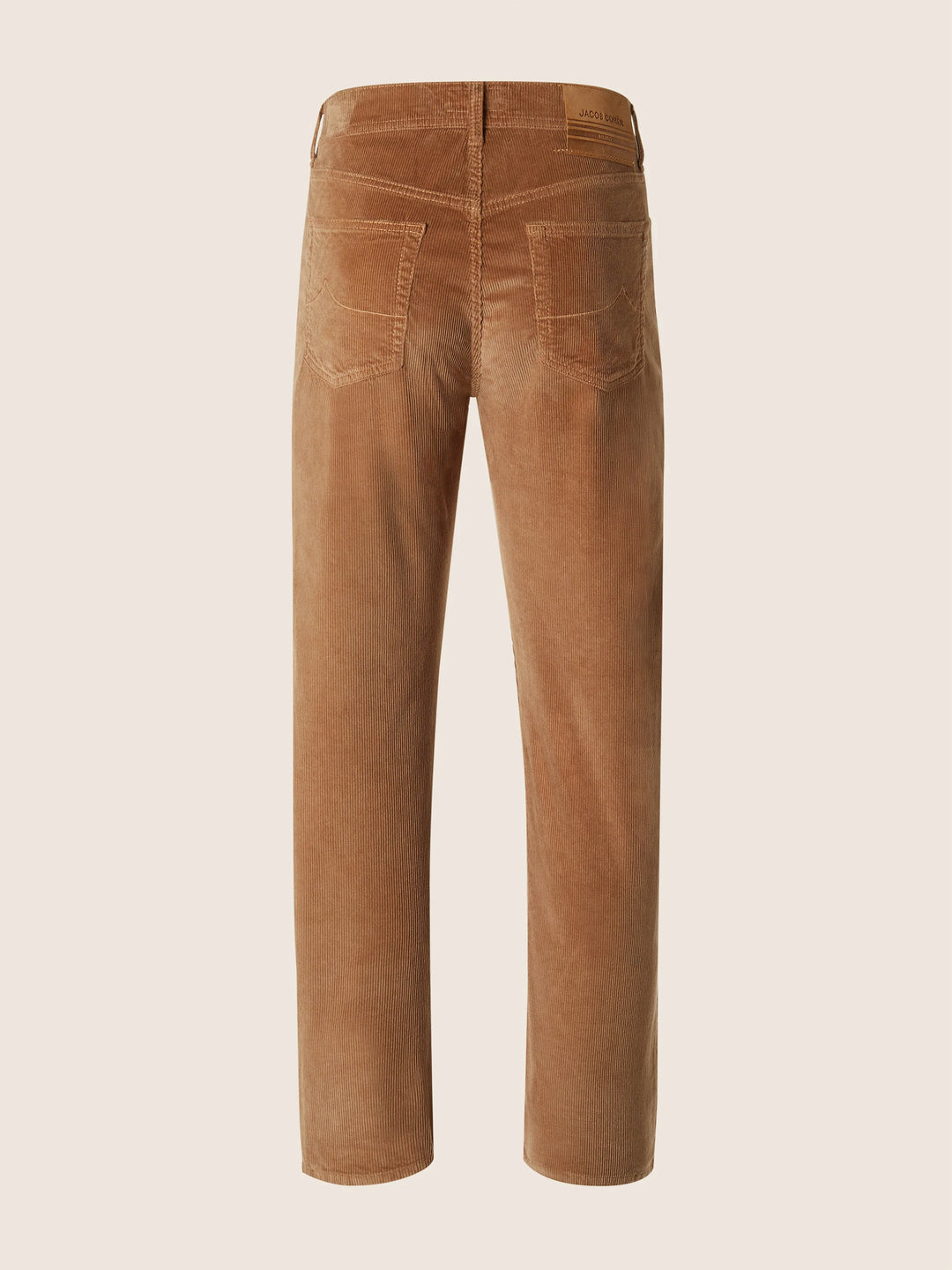 JACOB COHËN - Pantalon Edo Regular-Straight en velours côtelé Marron caramel