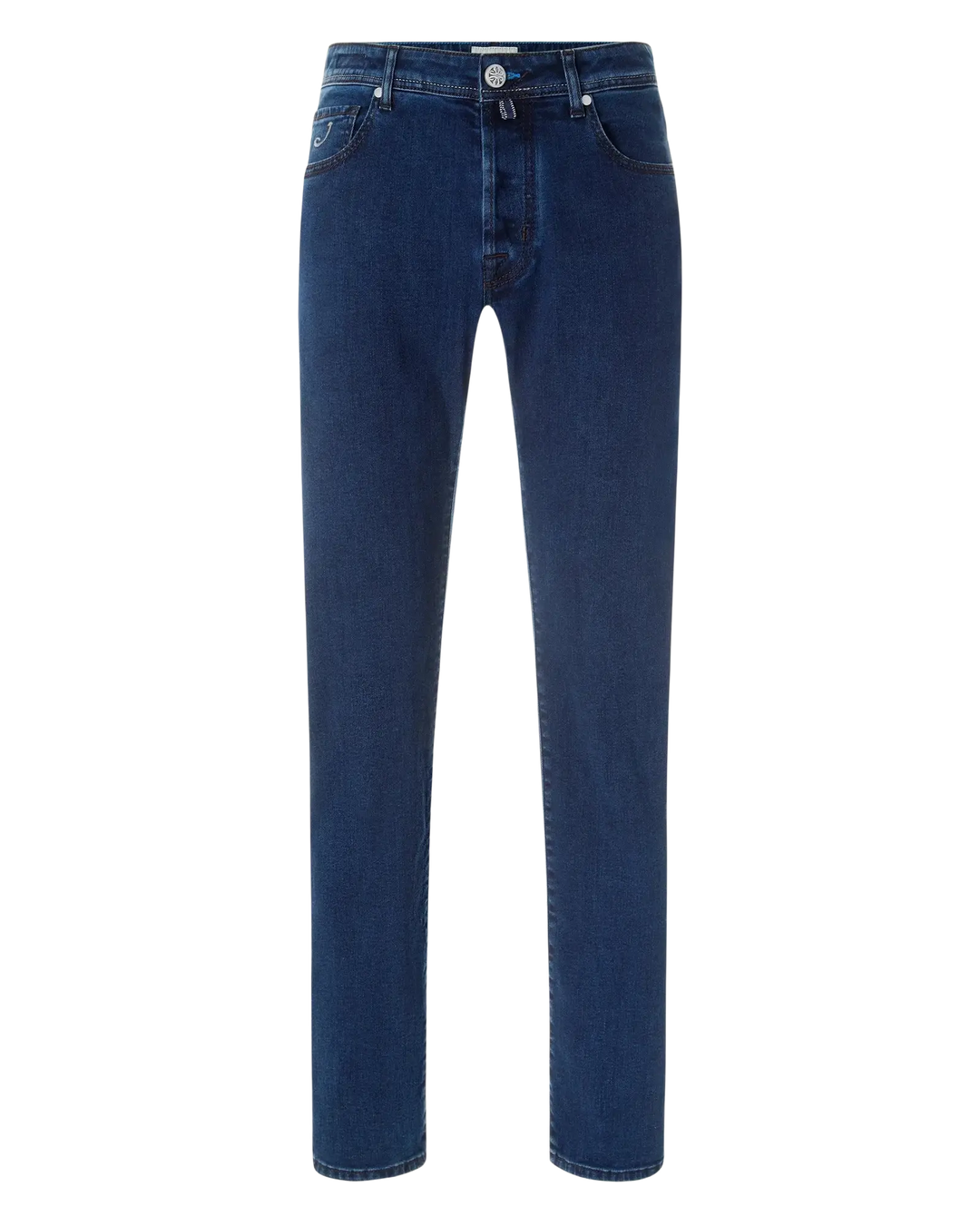 JACOB COHËN - Jean Bard Regular-Slim en denim Super Stretch Bleu foncé