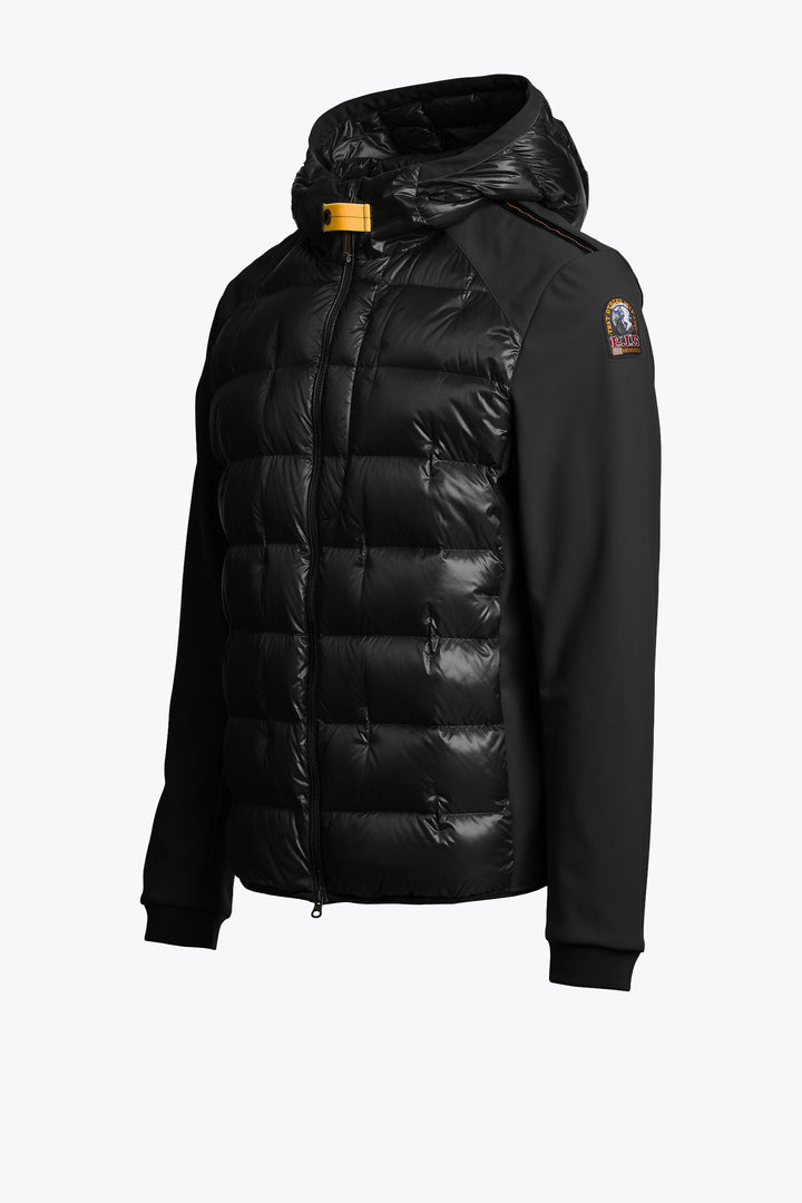 PARAJUMPERS - Veste hybride à capuche Vigolo Noir
