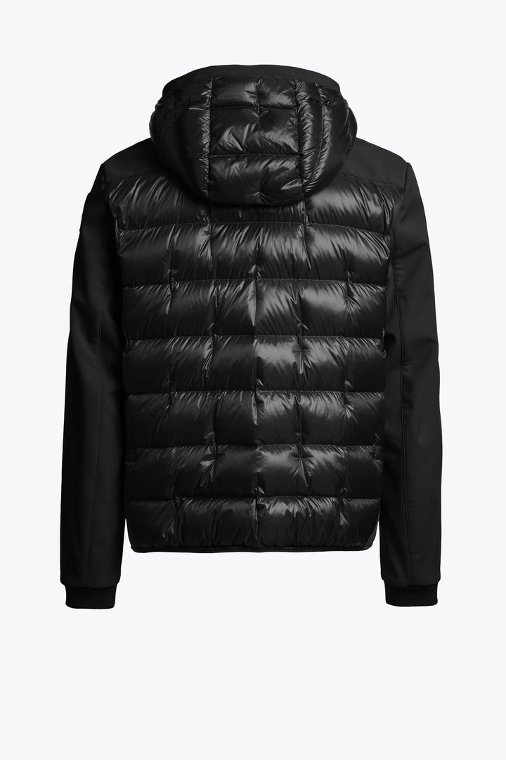 PARAJUMPERS - Veste hybride à capuche Vigolo Noir