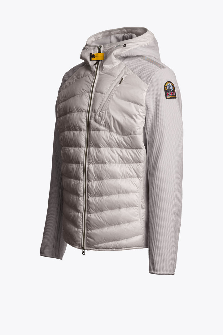 PARAJUMPERS - Veste hybride à capuche Nolan Gris clair