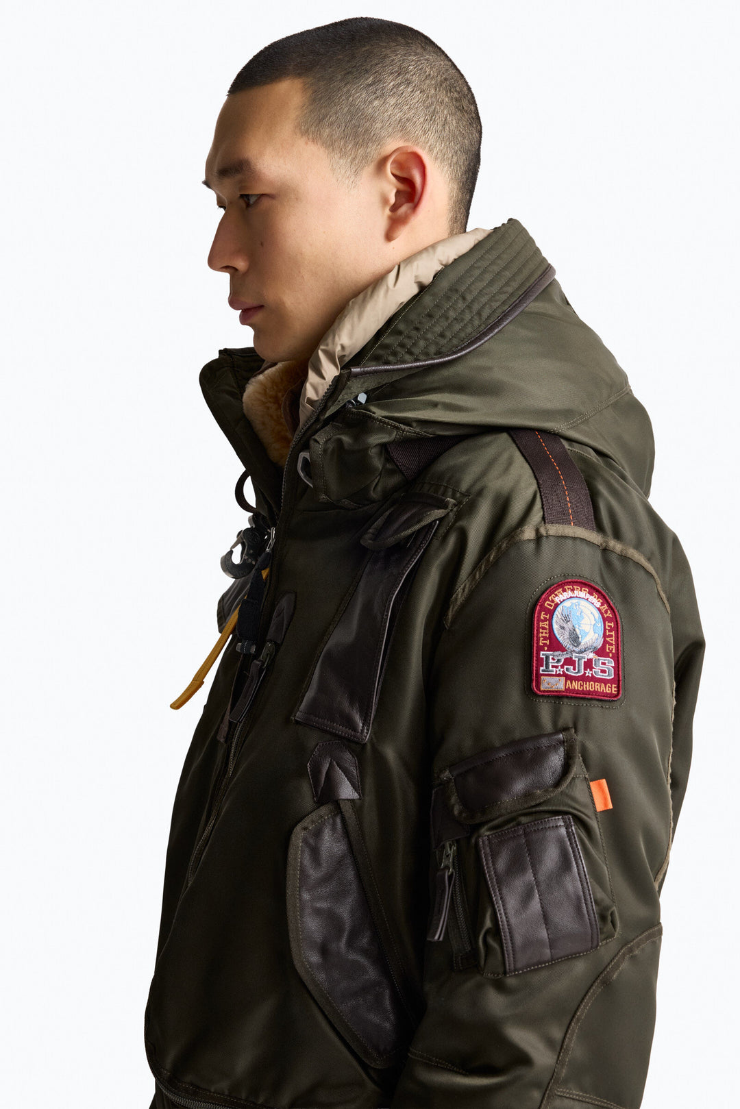 PARAJUMPERS - Blouson matelassé Gobi 20th en duvet Vert romarin