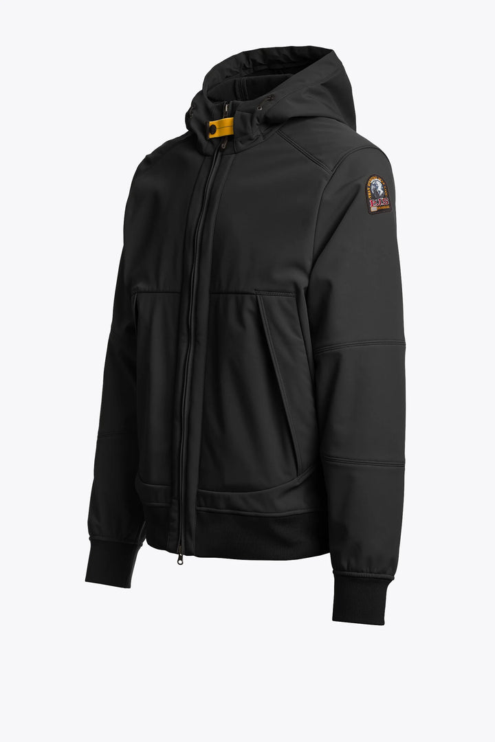 PARAJUMPERS - Coupe-vent à capuche Abner Noir