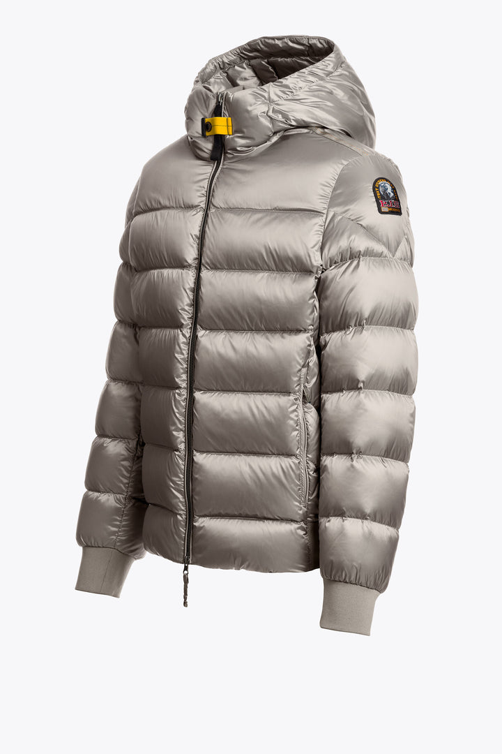 PARAJUMPERS - Doudoune courte à capuche Pharrell Gris clair