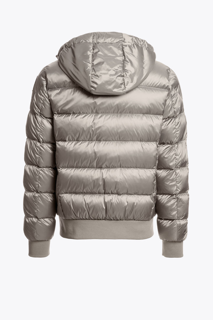PARAJUMPERS - Doudoune courte à capuche Pharrell Gris clair