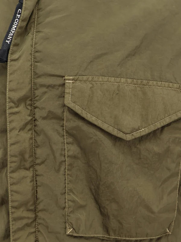C.P. COMPANY - Surchemise Chrome-R à Lens Vert olive