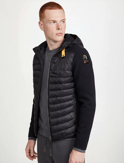 PARAJUMPERS - Veste hybride à capuche Nolan Noir