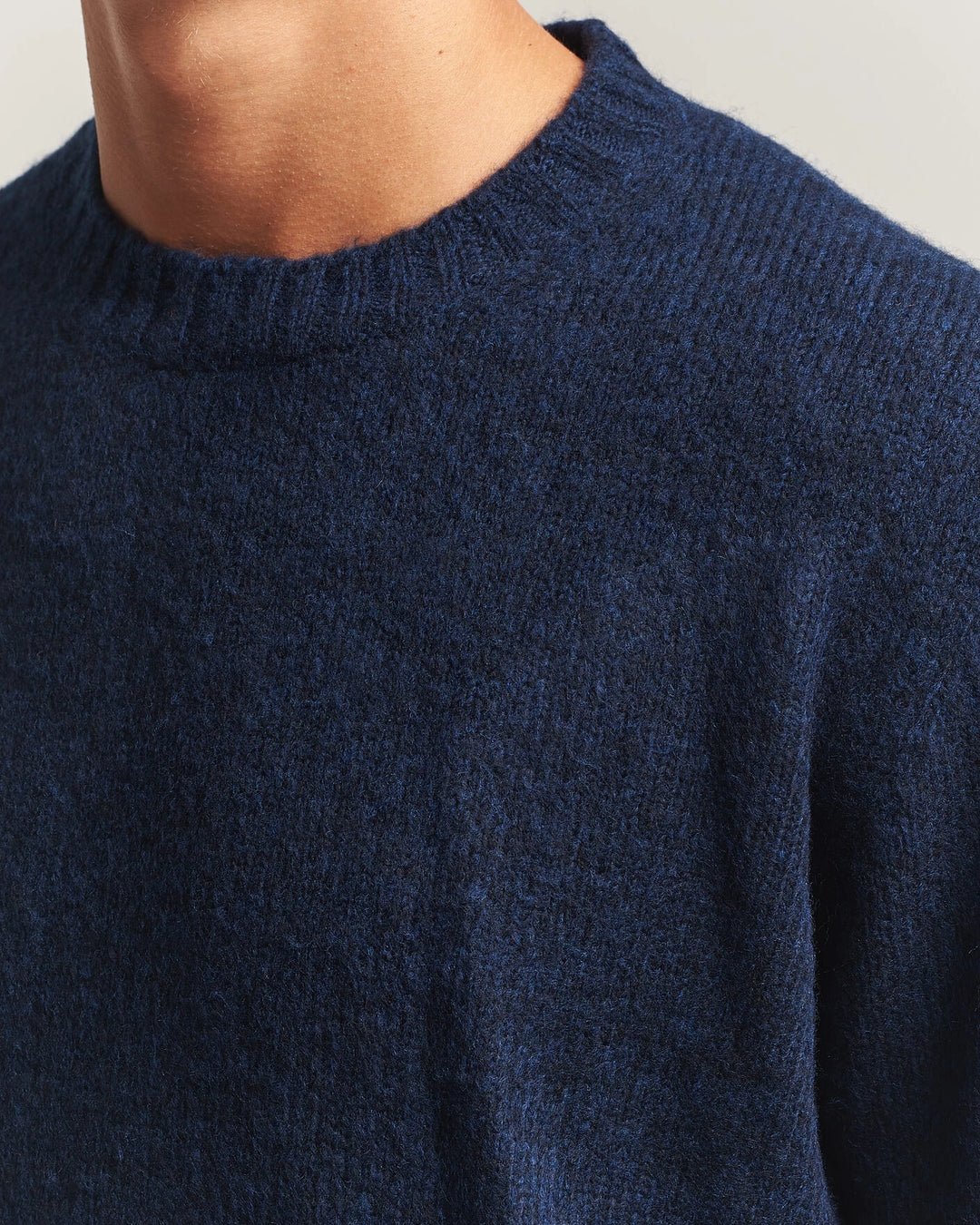 NN.07 - Pull Lee en laine mélangée Bleu marine