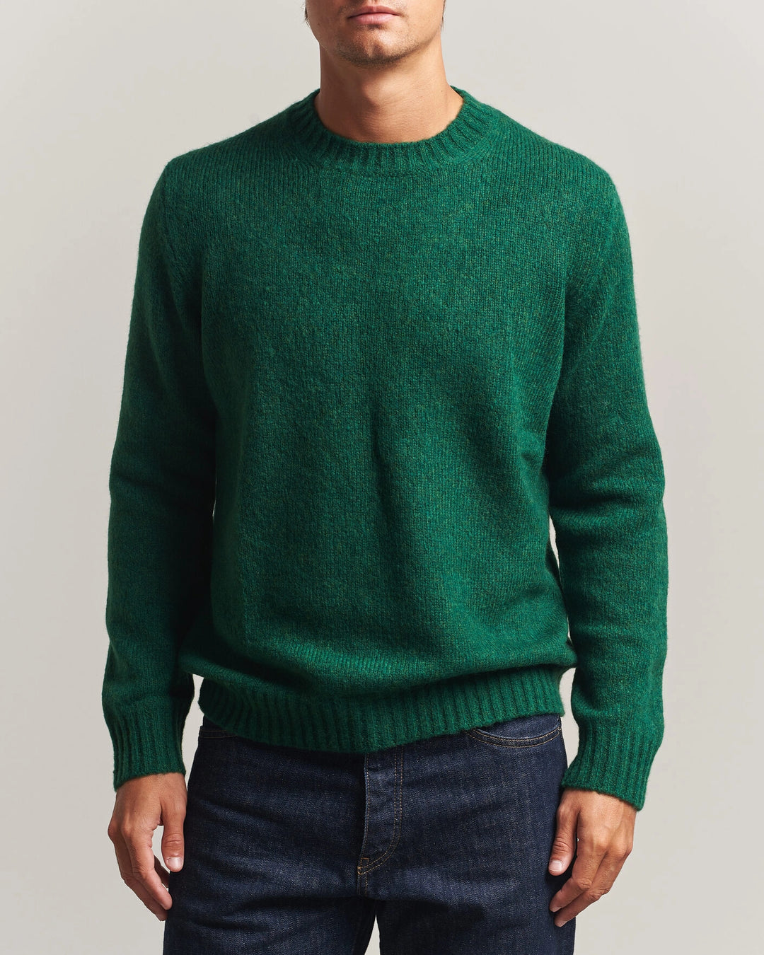 NN.07 - Pull Lee en laine mélangée Vert Eden