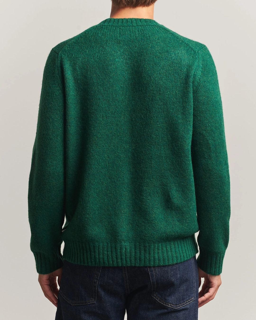 NN.07 - Pull Lee en laine mélangée Vert Eden