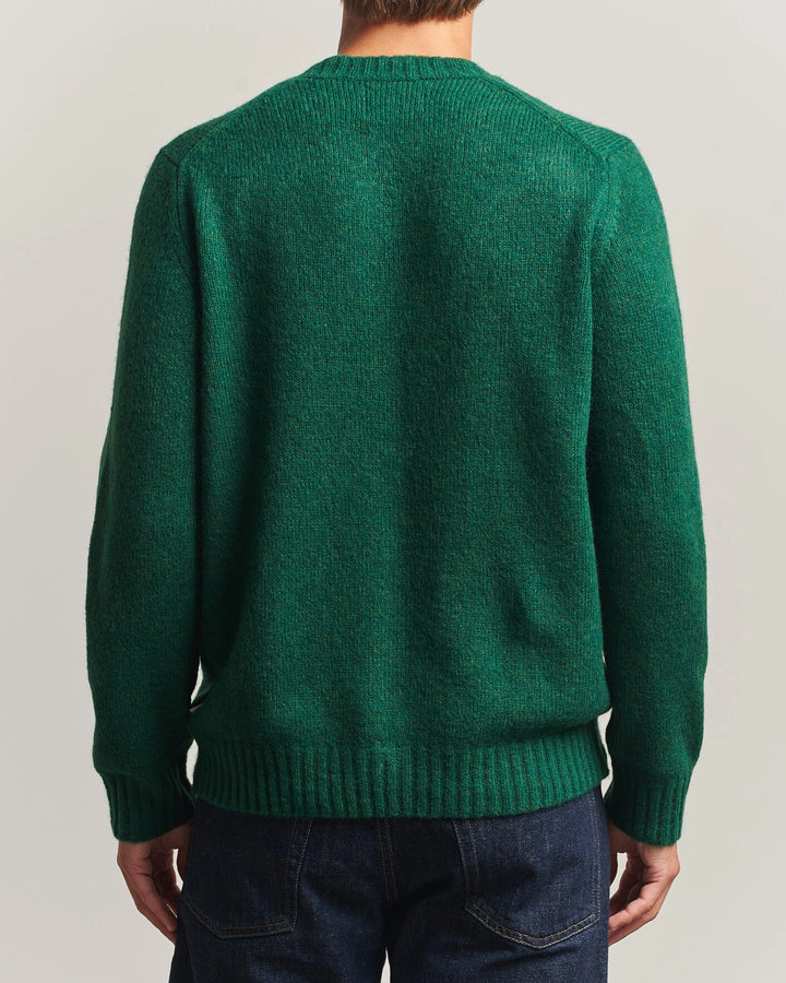NN.07 - Pull Lee en laine mélangée Vert Eden