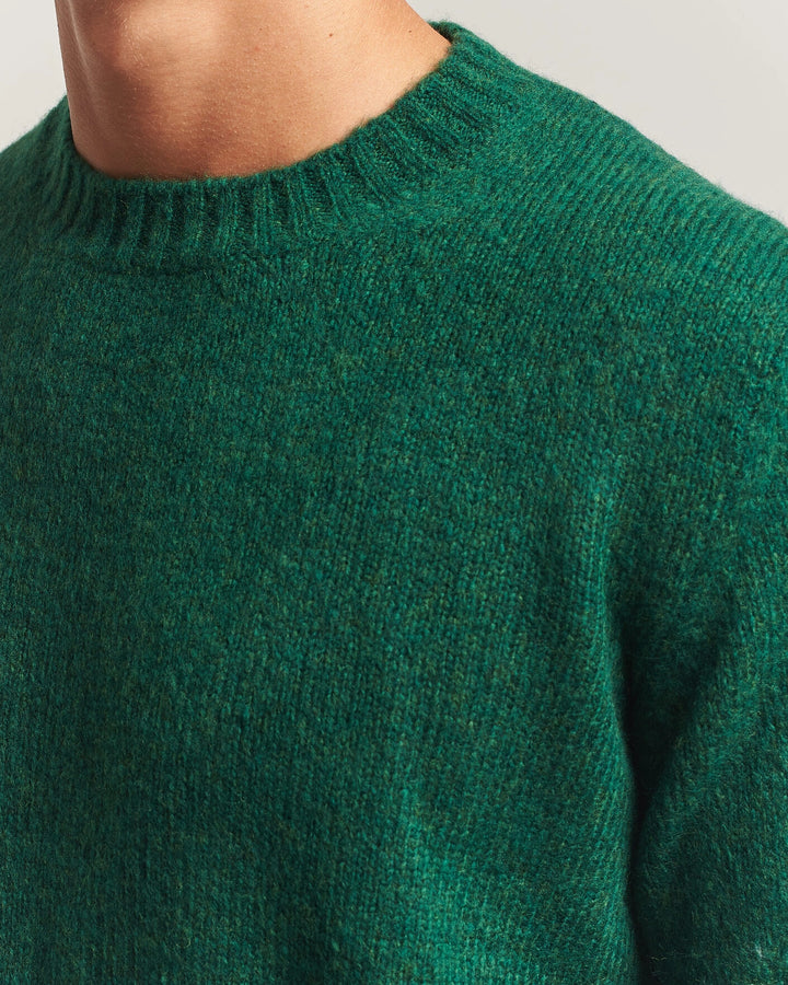 NN.07 - Pull Lee en laine mélangée Vert Eden