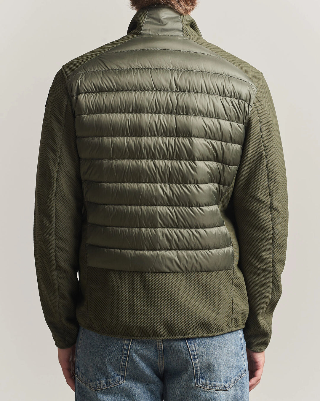 PARAJUMPERS - Veste hybride Jayden Warm Up en duvet Vert romarin