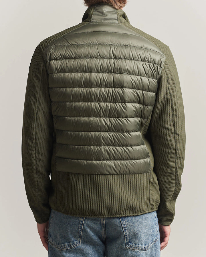 PARAJUMPERS - Veste hybride Jayden Warm Up en duvet Vert romarin