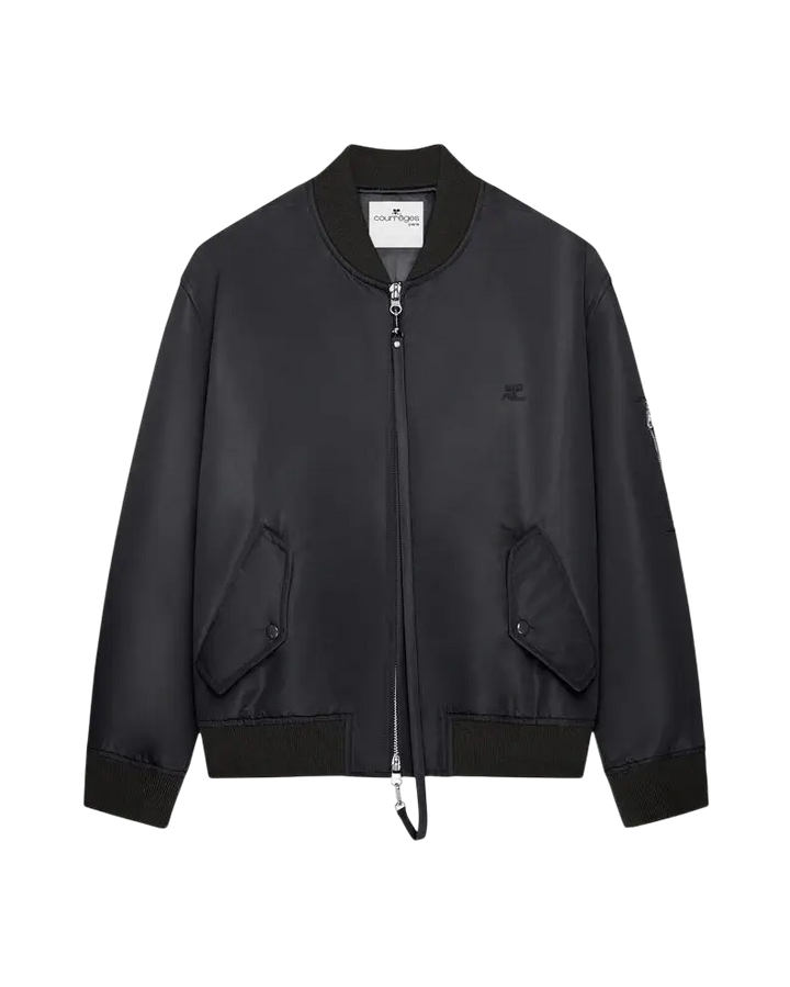 COURREGES - Bomber en Nylon Noir