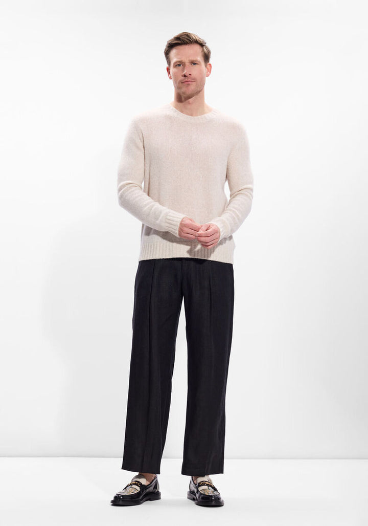 NN.07 - Pull Lee 6598 en maille Ivoire