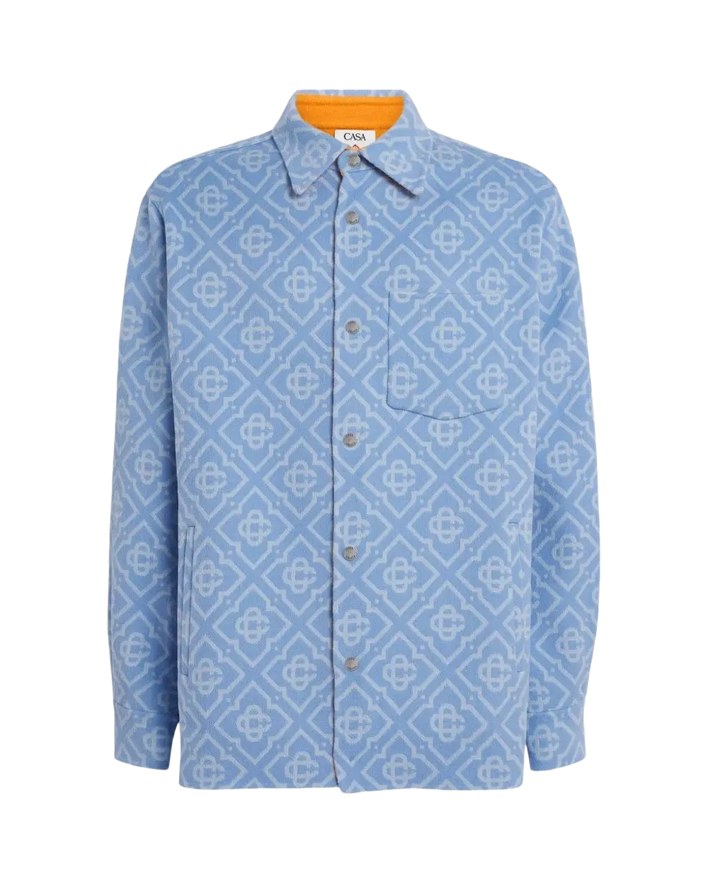 CASABLANCA - Surchemise Monogramme Bleu Clair