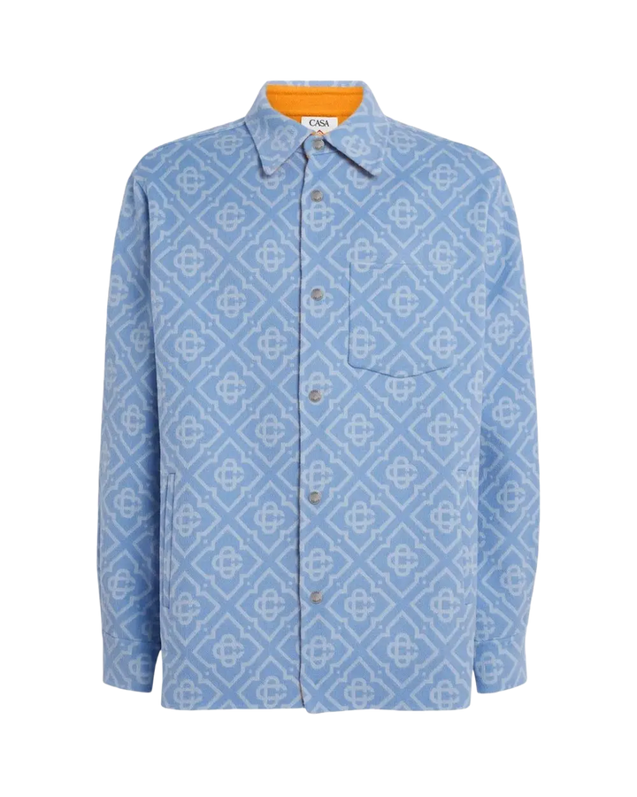 CASABLANCA - Surchemise Monogramme Bleu Clair
