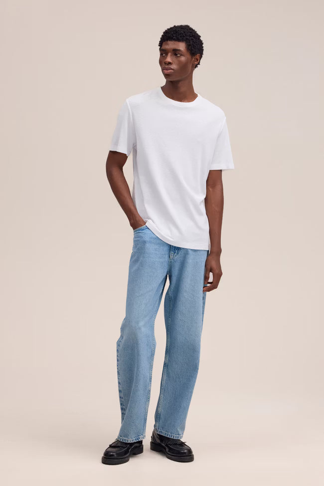 NN. 07 - T-shirt Clive en maille gaufrée Blanc