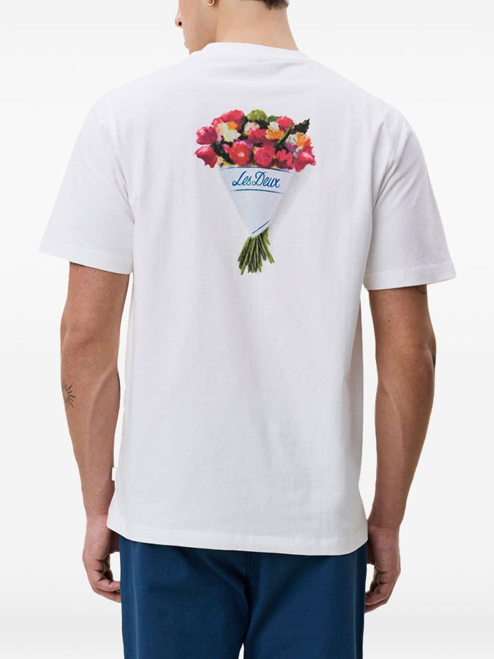 LES DEUX – T-shirt Bouquet Blanc