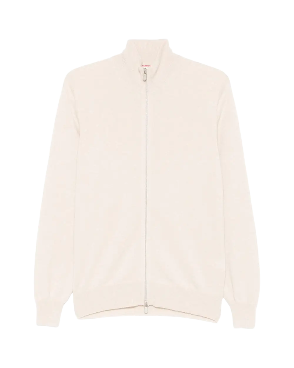 BRUNELLO CUCINELLI - Gilet zippé en cachemire Beige crème