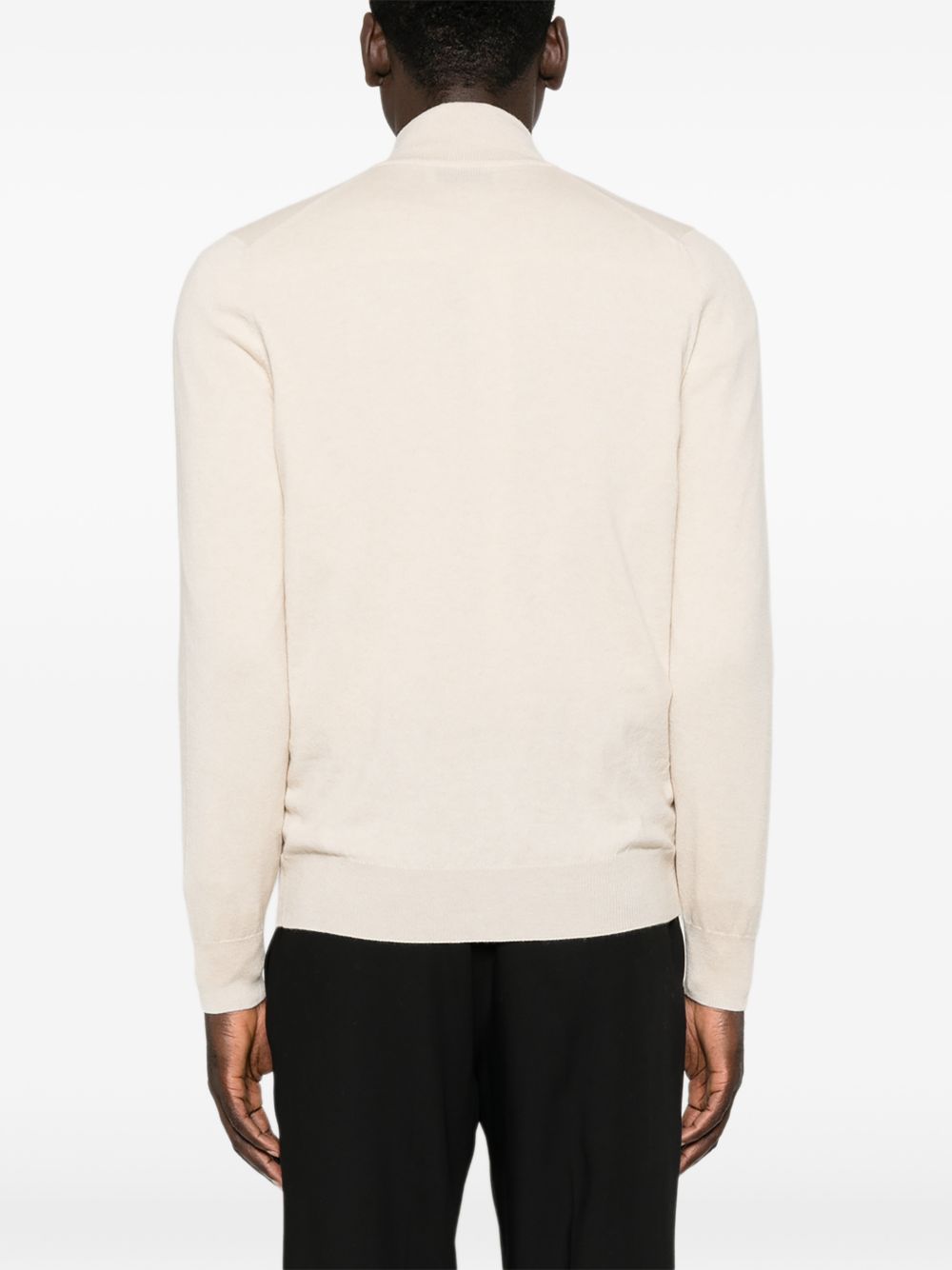 BRUNELLO CUCINELLI - Gilet zippé en cachemire Beige crème