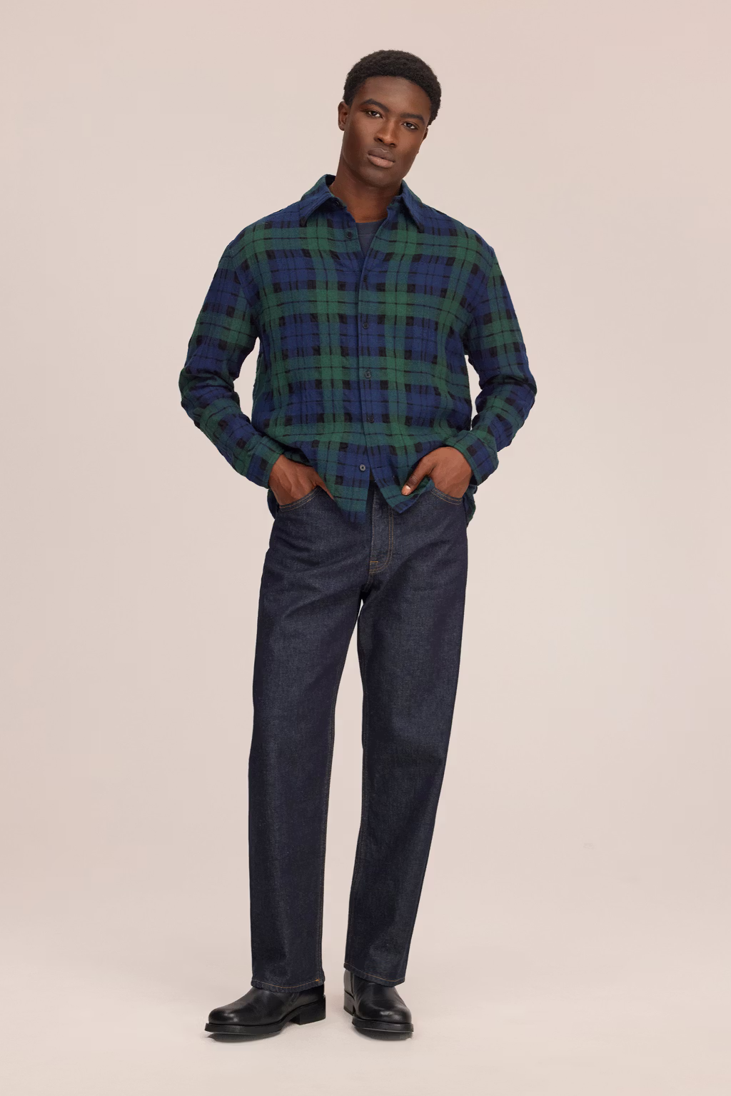 NN.07 - Jean Otis coupe droite décontractée Bleu indigo foncé