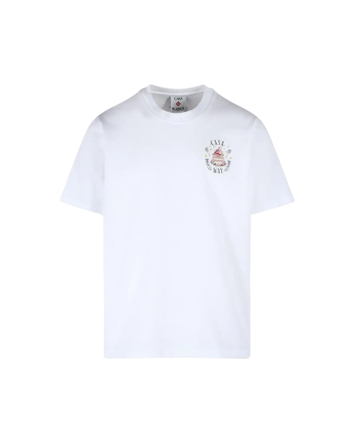 CASABLANCA - T-shirt Casa Way Blanc
