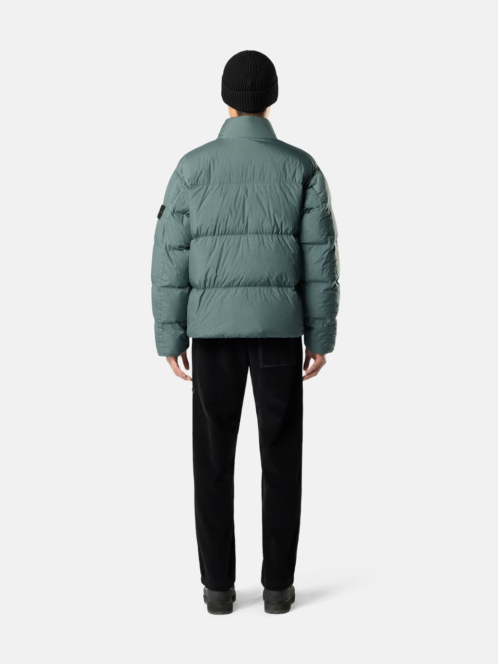 STONE ISLAND - Doudoune Crinkle Reps NY Vert océan
