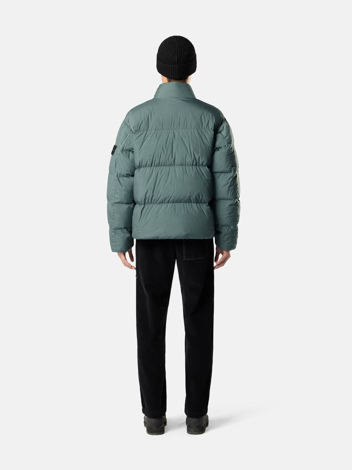 STONE ISLAND - Doudoune Crinkle Reps NY Vert océan