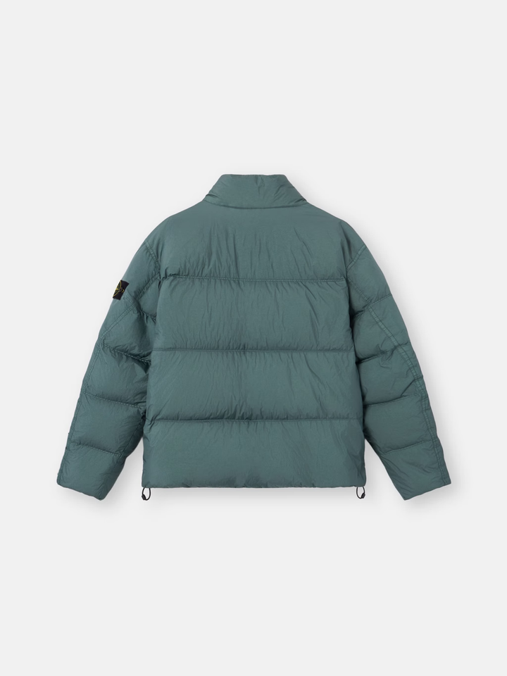 STONE ISLAND - Doudoune Crinkle Reps NY Vert océan