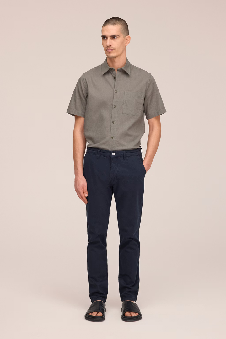 NN.07 - Pantalon chino slim en coton stretch Bleu marine