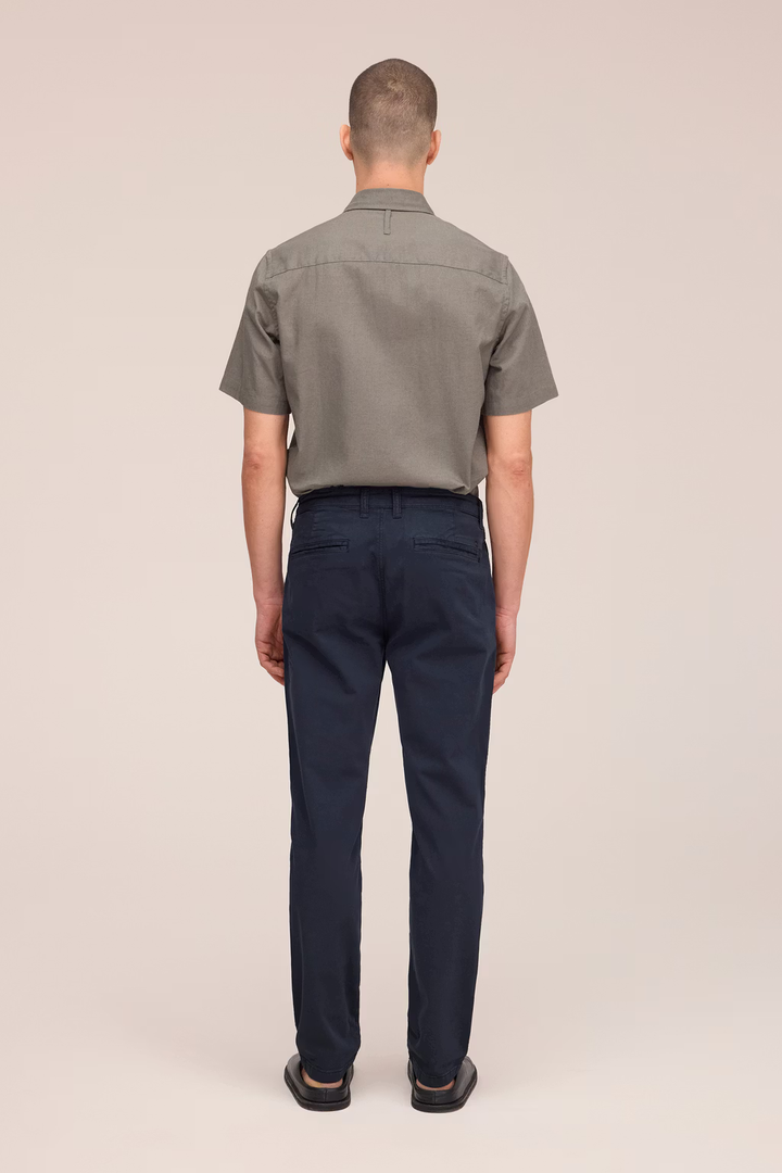 NN.07 - Pantalon chino slim en coton stretch Bleu marine