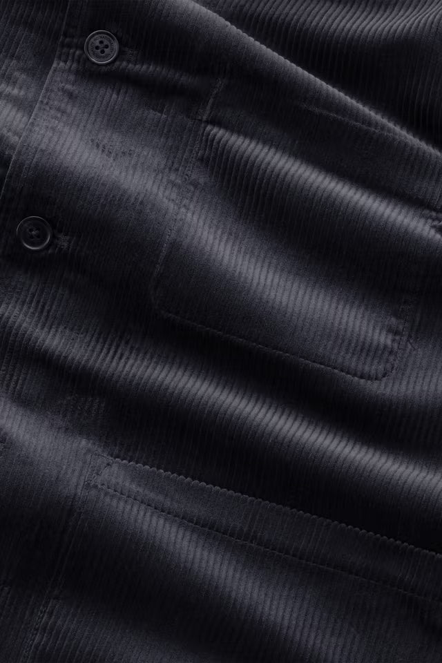 NN. 07 - Surchemise Morgan en velours côtelé Bleu marine