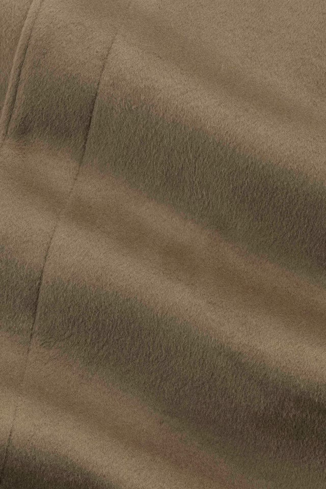 NN.07 - Manteau Gibson en Laine Mélangée Terre Cuite Marron