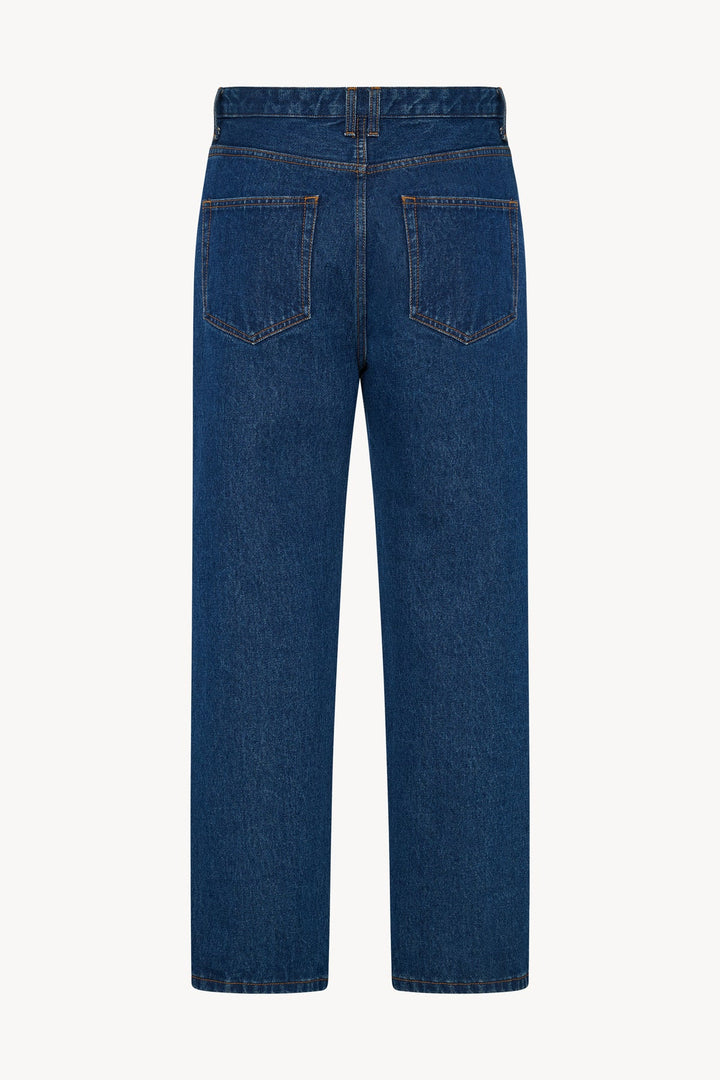 THE ROW - Jean Morton en coton Indigo