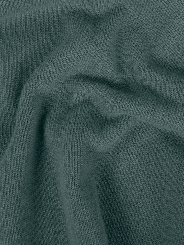 STONE ISLAND - Pull ras-du-cou en laine d’agneau Vert océan