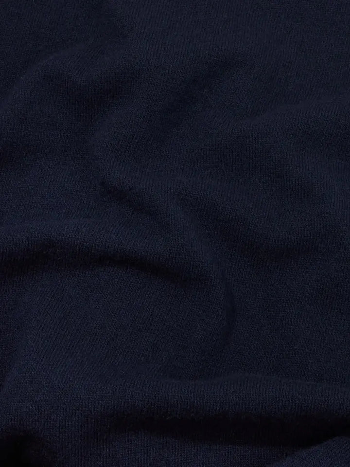 STONE ISLAND - Pull en Laine d'Agneau Bleu Marine