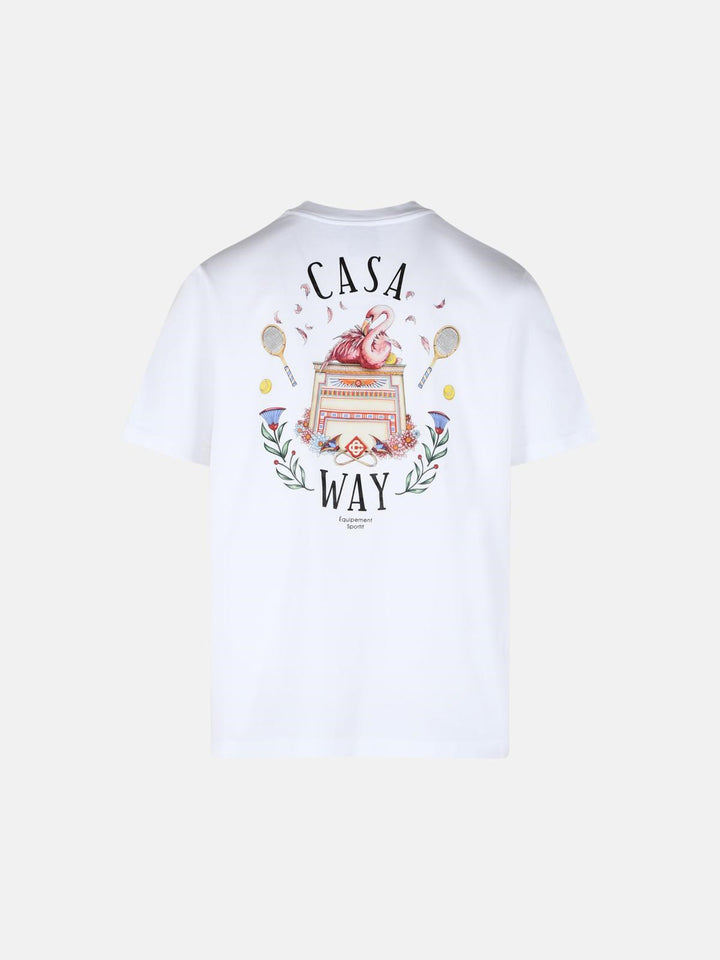 CASABLANCA - T-shirt Casa Way Blanc