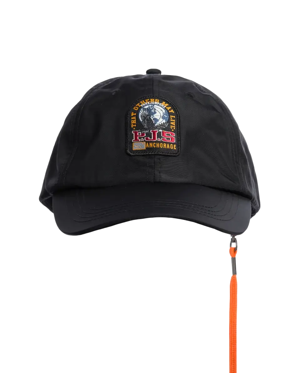 PARAJUMPERS - Casquette Bravo Noir