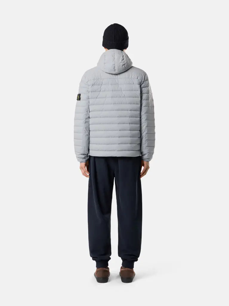 STONE ISLAND - Doudoune à Capuche Seamless Tunnel Gris